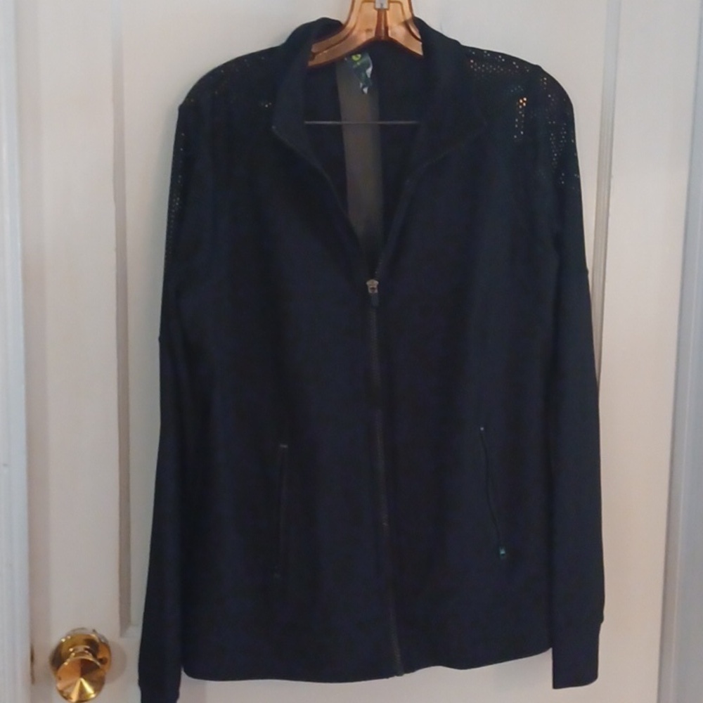 Xersion jacket zipper front running jacket size large